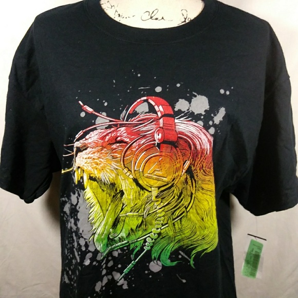 Audio Council Lion graphic t-shirt - Picture 2 of 4